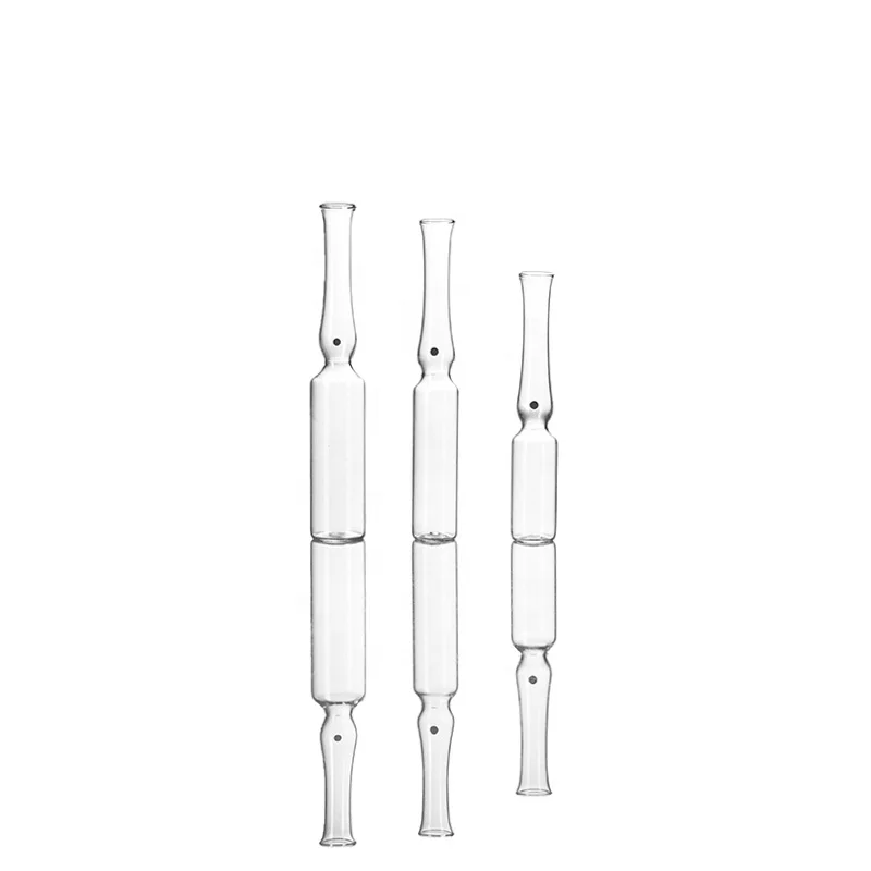
1ml clear borosilicate glass ampoule medical cosmetic use 