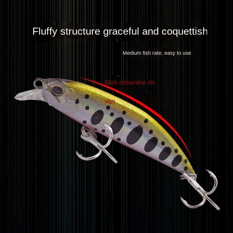 Free Samples 5.5cm 4g Sinking Diving Crank Bait Minnow Umpan Troli Minow Freshwater Bass Fishing Lure For  Esche Fishing  Minnow