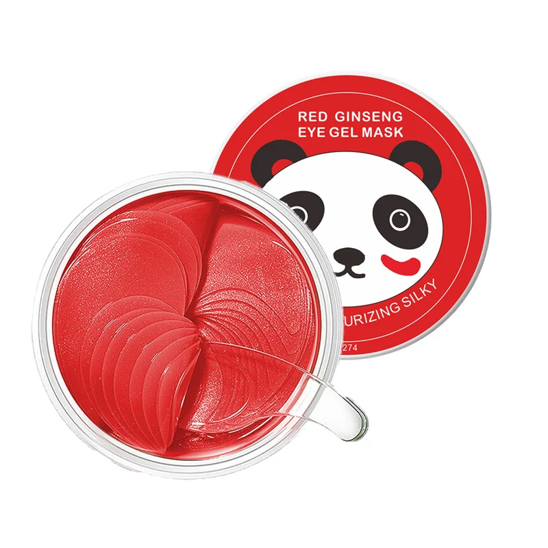 New Red Ginseng Eye Mask Eye Patch Collagen Eye Mask Anti-aging Pads for Wrinkles Fine Lines Dark Circles Relieve Pressure