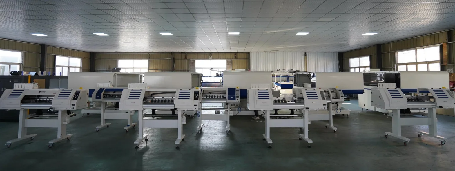 commercial  48 inches Double Heads DTF PET Film Printer with Powder Shaking and Heating Machine