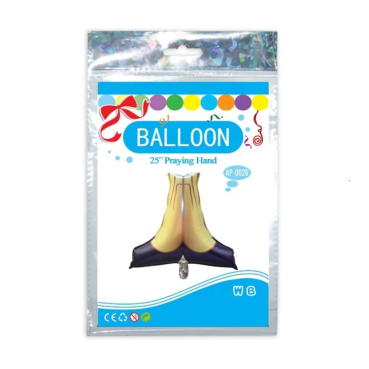 Good quality	balloons helium praying hand shaped balloons helium for party