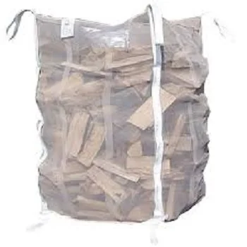 EGP Pp FIBC Big Bags Firewood Bags for Packaging Firewood Breathable Wholesale Mesh 1 Ton 1000 Kg 1500 Kg Top Full Open 1 Pcs
