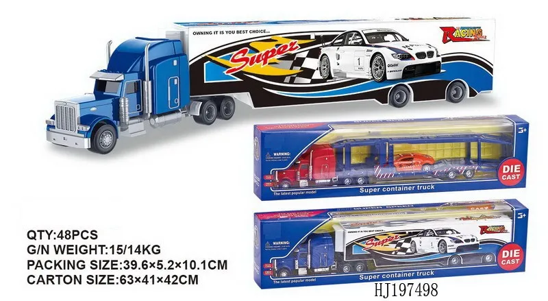 1:42 die-cast model car super truck metal toy car carry case for mini car toy