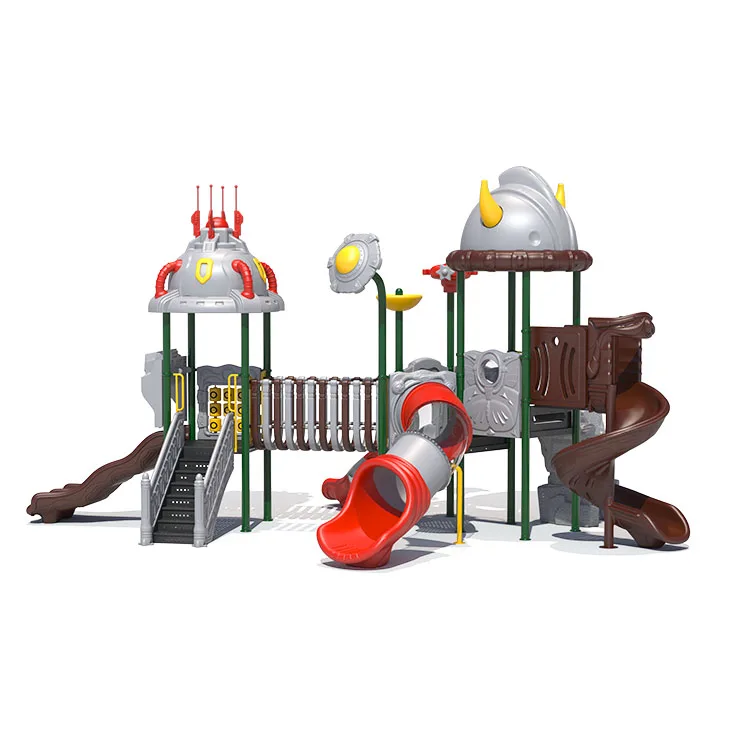 Outdoor Children Playground Plastic Slide Factory Direct Selling Kids Outdoor  Playground  Economic Slide Outdoor Swing
