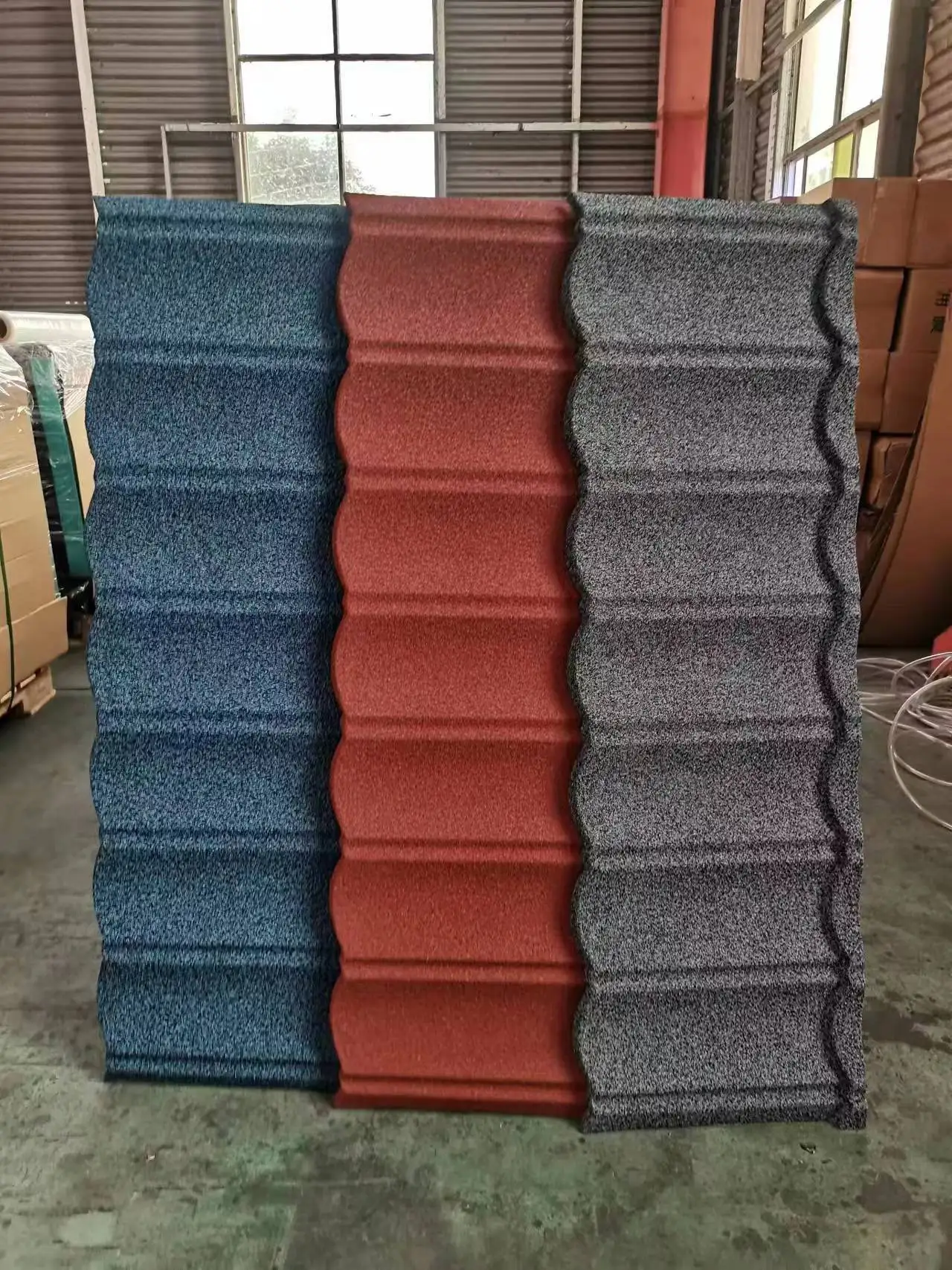New Arrival Composite Slate Roof Tiles Colorful Stone Coated Steel Roofing Tile
