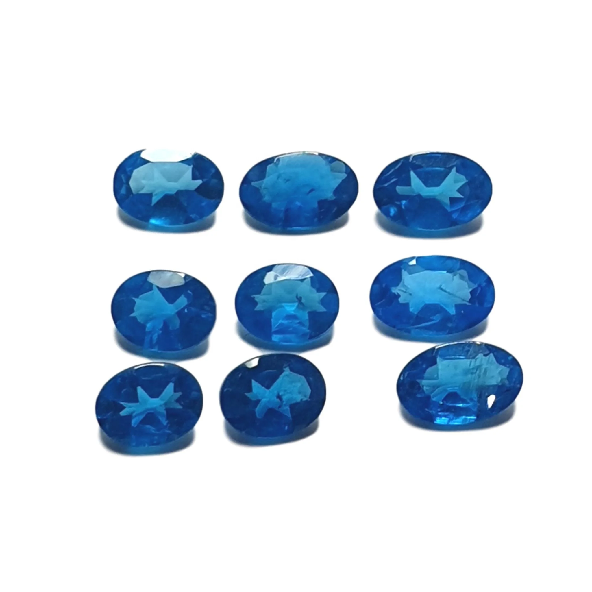 Natural Neon Blue Apatite Gemstone All Shapes And Sizes Cut On Custom Orders In Wholesale Prices In all Other Types Of Natural G