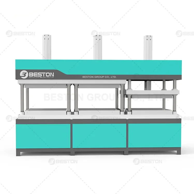 Beston Group Disposable Sugarcane Bagasse Pulp Molding Fully Automatic Paper Plate Making Machine