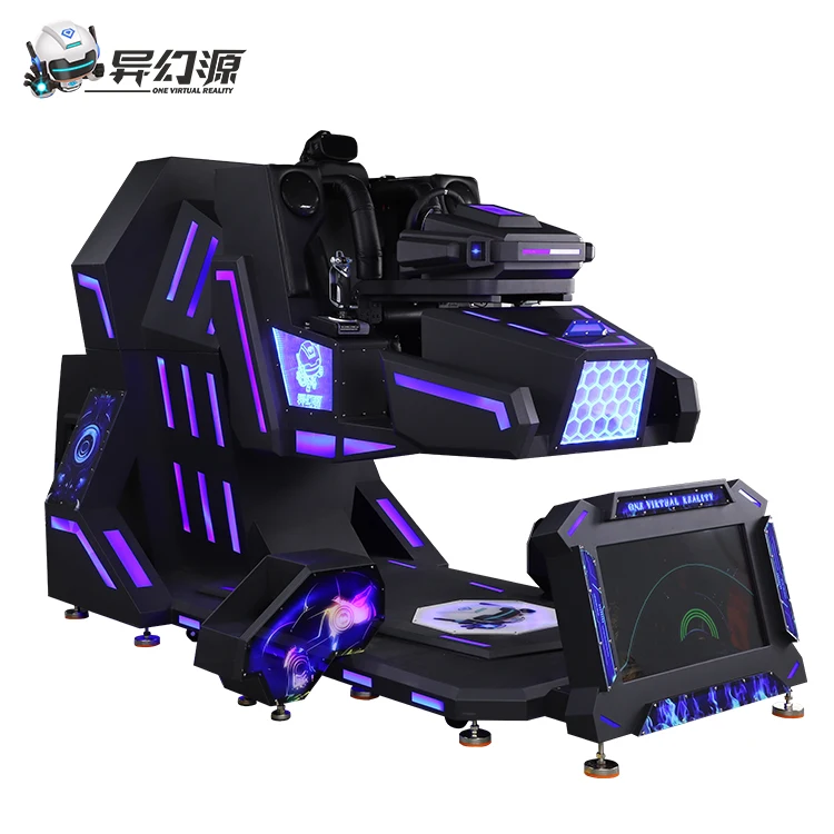2021 Yihuanyuan Factory Simulator Adult Kids Online Commercial Arcade 9D Virtual Reality Games Machine VR 360 Terminator