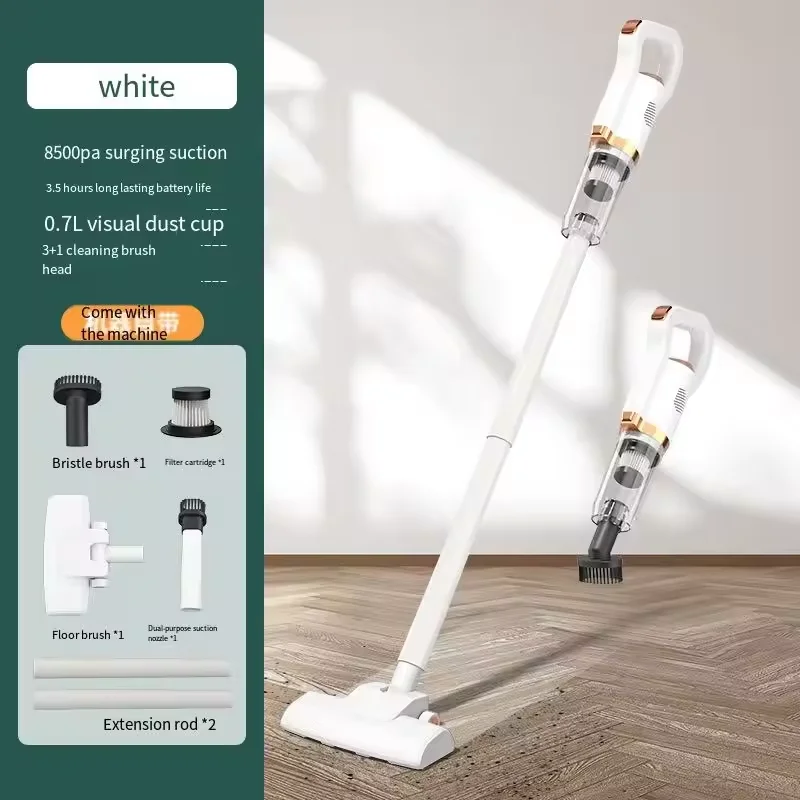 3-in1 USB Rechargeable Portable Handheld 8500PA Vacuum Cleaner For Housework Wireless Car Vacuum Cleaner