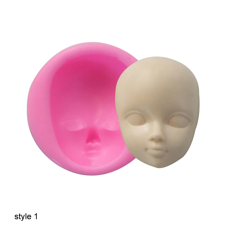DIY Boy Faces Silicone Mold Resin Molds Cooking Tools Chocolate Candy Jelly Baking Polymer Clay Fondant Cake Decorating Tool