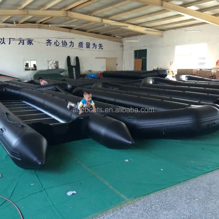 Large long 6m 7m 8m 9m 10m inflatable boat aluminium/plywood floor with CE certificate for sale