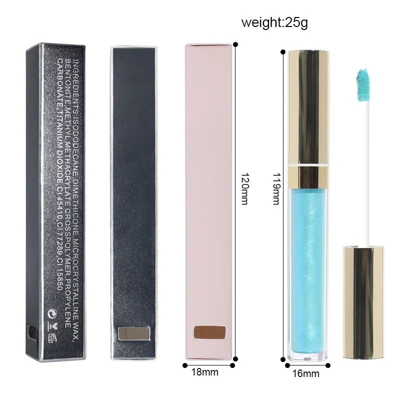 Private Label 6 Colors Chameleon Lip Gloss Shiny Sparkle Holographic Shimmer High Pigment Long Lasting Lipgloss