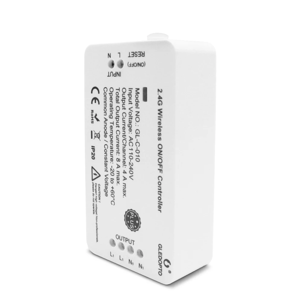 G светодиодный OPTO GL-C-010 Смарт вкл/выкл пульт дистанционного управления светодиойдный Шарообразная Wi-Fi диммер контроллер совместим со светодиодной подсветкой/ТВ/Радио