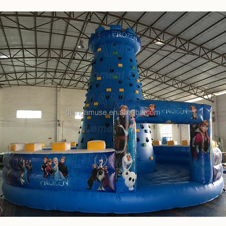 Inflatable climb mountain tumble track rock climbing sport gymnastic