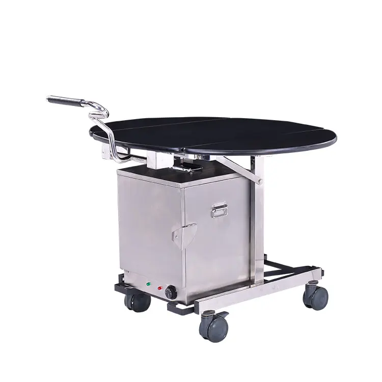 Hot sale stainless steel construction foldable luxury hotel room service trolley