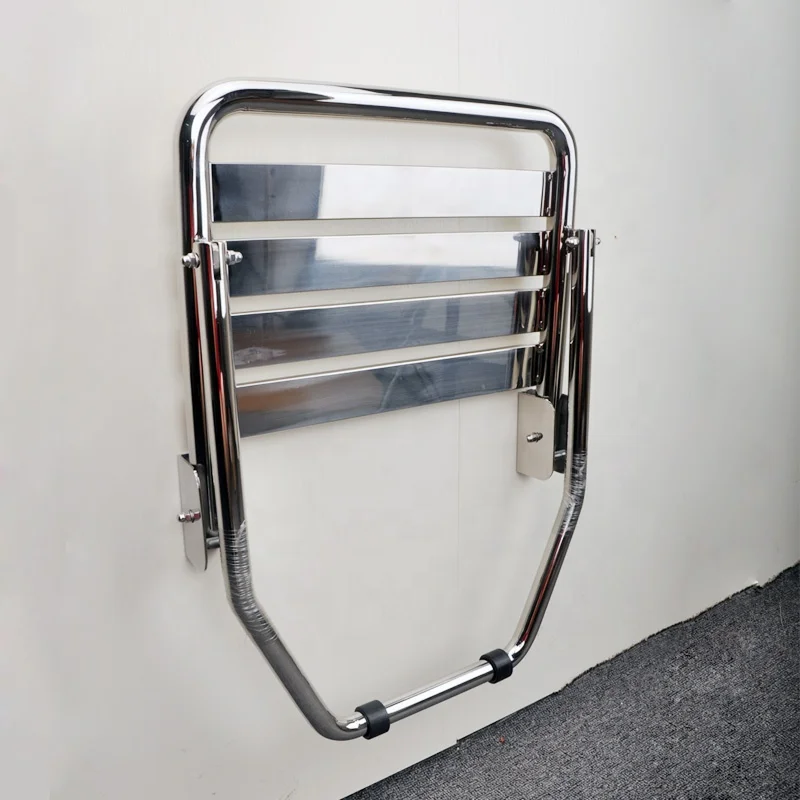 YUSUN Stainless Steel Folding Wall Mounted Shower Seat