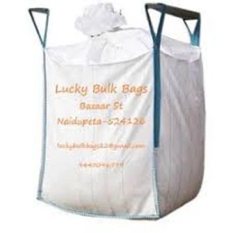 2024 Custom Weight Big Bag Cement PP Woven Inner Corner 1 Ton Big Jumbo Sand Bag PP Woven Jumbo Bag 1000kg