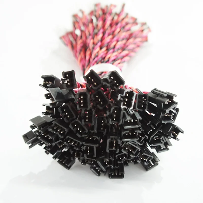 Jst Xh Eh 2.54MM 3Pin 4Pin Female Extension Cable Multi Core Wire Harness