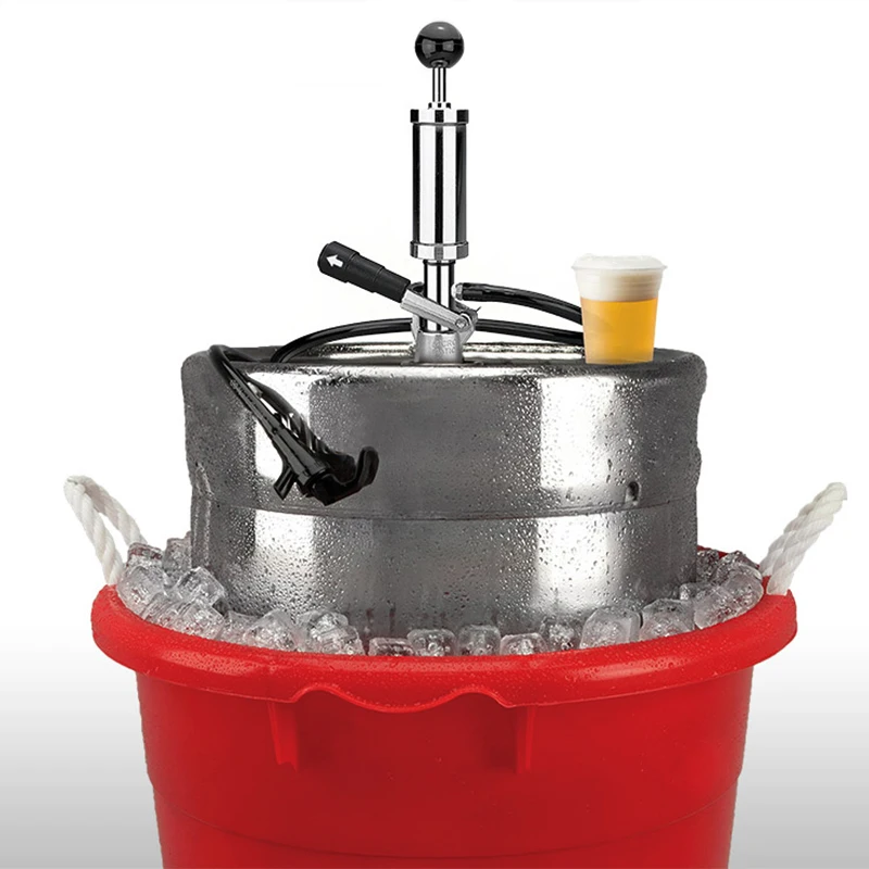 US Standard Slim 10L/15L/20L/30L/60L Beer Barrel Stainless Steel Beer Keg Sankey Keg With A-D-S-G Spear for Brewing Draft Beer