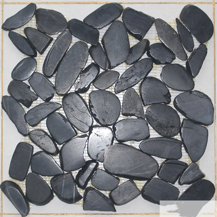 Натуральная плоская Красная Галька мозаичная плитка 12x12 настенная для стены и пути