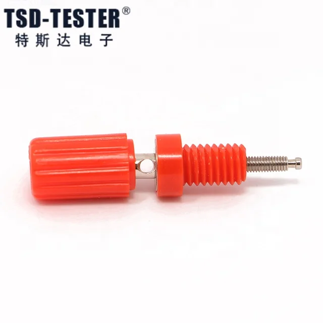 5 colors Nickel Plated Binding Post Screw Amplifier audio Speaker Terminal Cable Power Test Probes for 4mm Banana plug