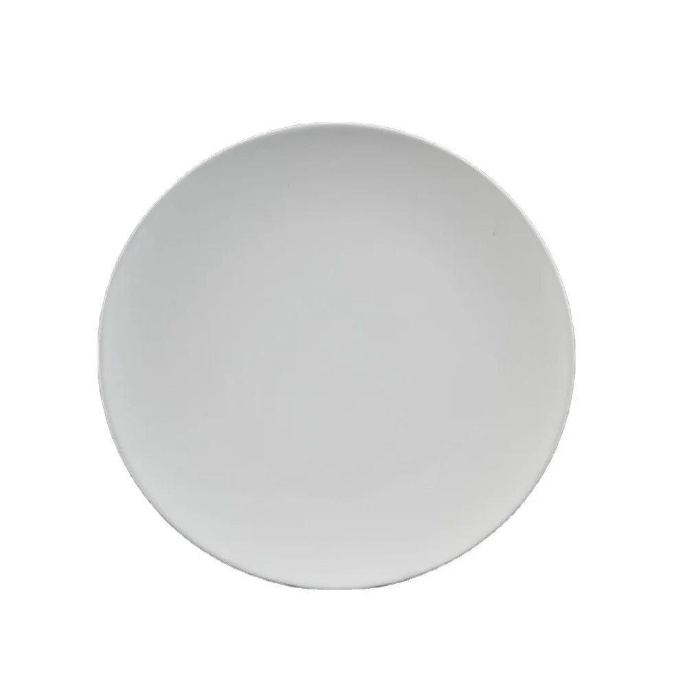 Ready for Painting Unglazed Ceramic Dolomite Clay Bisque Plate For Home Decoration