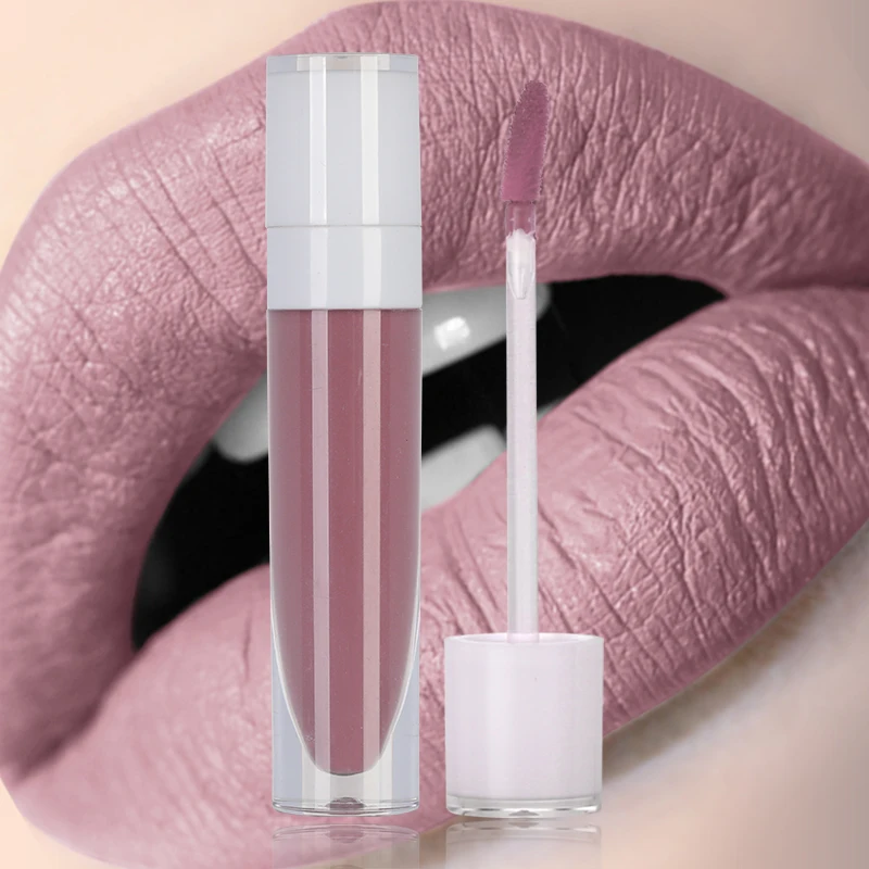 F17 wholesale high pigment lipstick vegan matte liquid lipstick nude private label