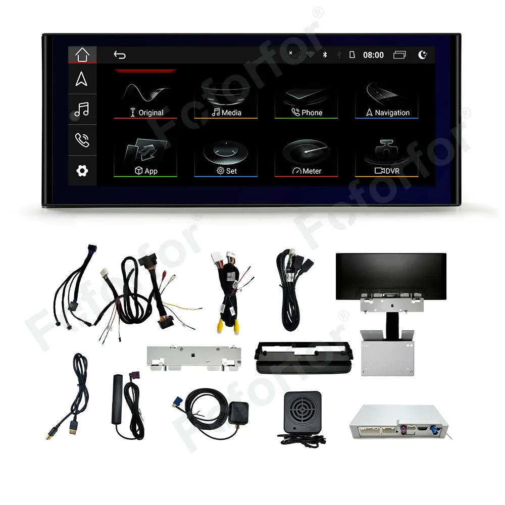 12.3 Inch Carplay For Audi A8 S8 D4 3G 2010-2017 Android 13 Auto Stereo With GPS Navigation WIFI Mirrorlink Radio Head Unit
