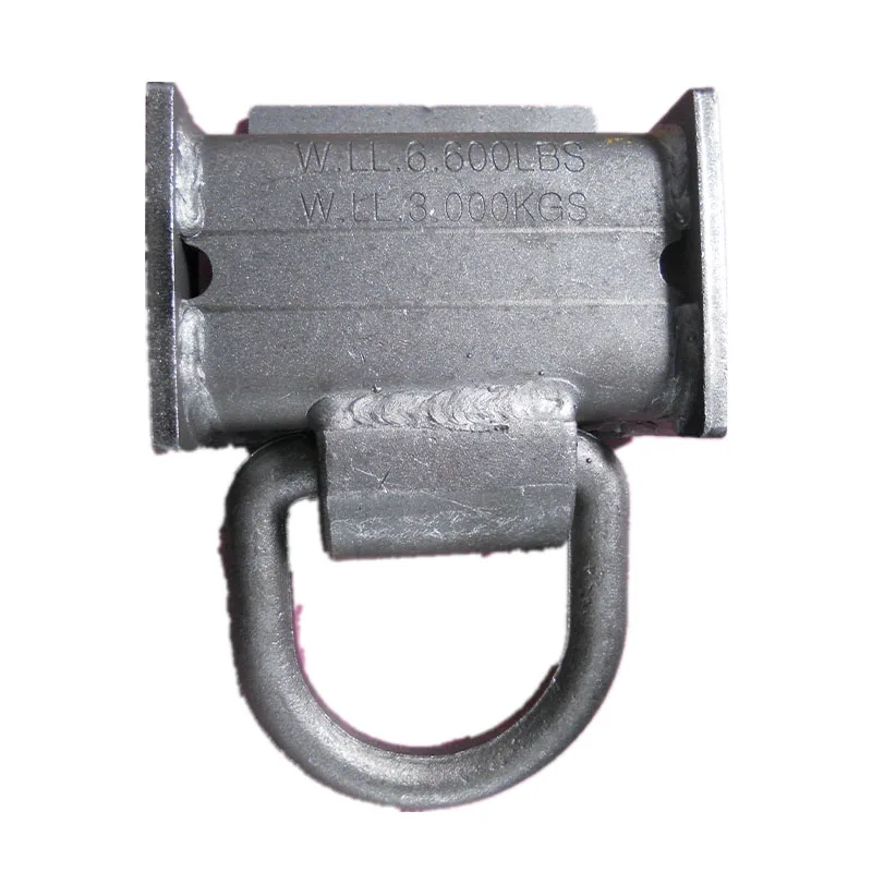 High Quality Forged Low Alloy Steel Lashing D Ring For Truck Welding Oem Auto Parts Slideable D-Rings