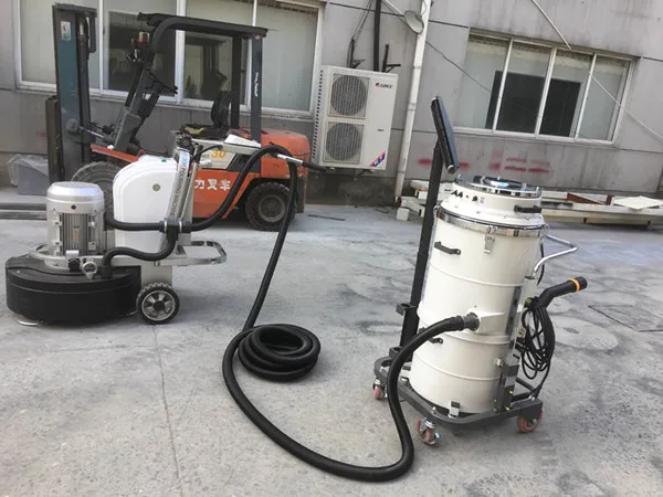 ASL750-T9 hand operated concrete floor grinder with vacuum cleaner from shanghai manufacture