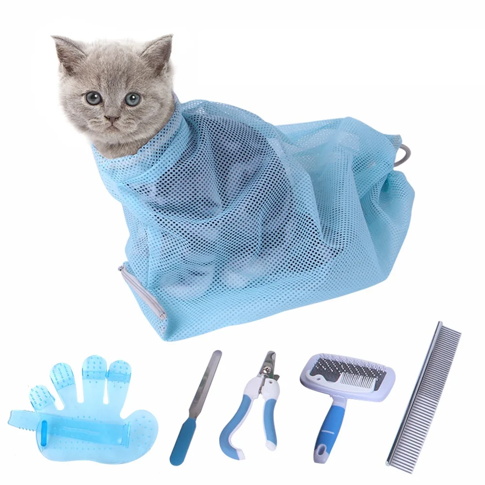 Six Piece Set Portable Bathing Nail Trimming Other Pet Cleaning & Grooming Products