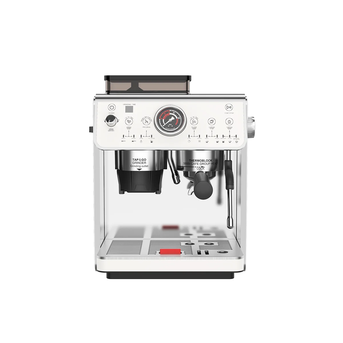 Italian manual lever 20 bar semi automatic dual boiler coffee makers espresso machine