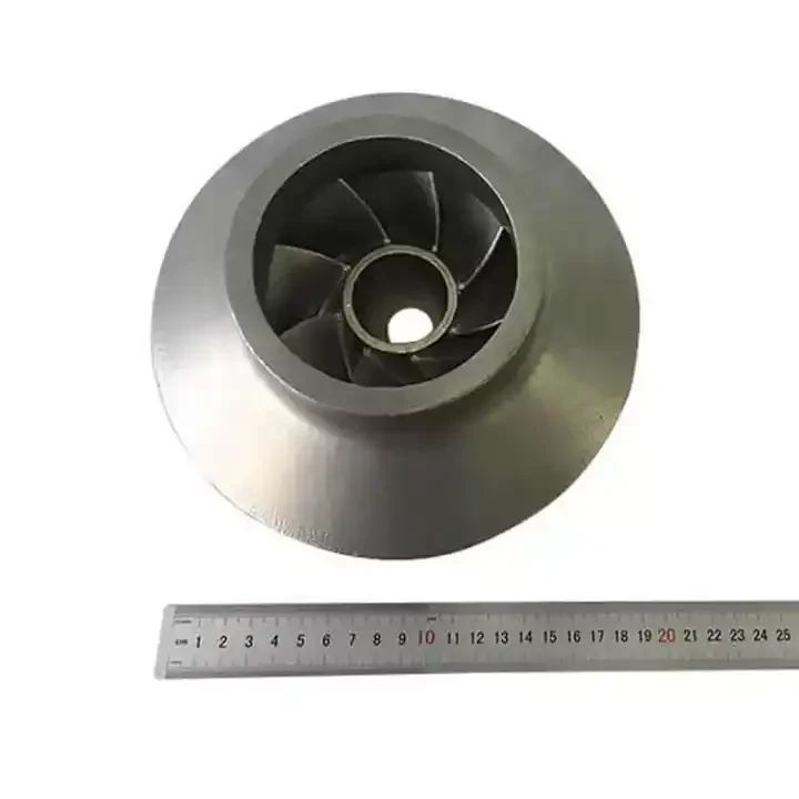 Desen Customized Professional Iron Casted Impeller Stainless Steel Casting Water Pump Impeller