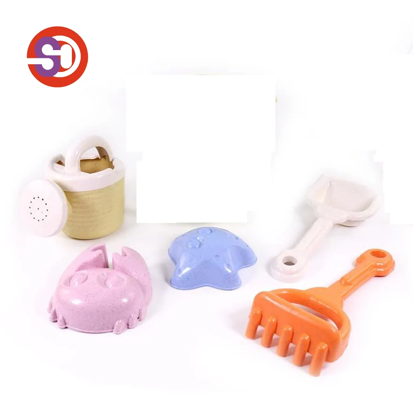 2023 Summer Beach Toys Outdoor Bio Plastic Beach Toys Sand Bucket Set Scoop Toys For Kids