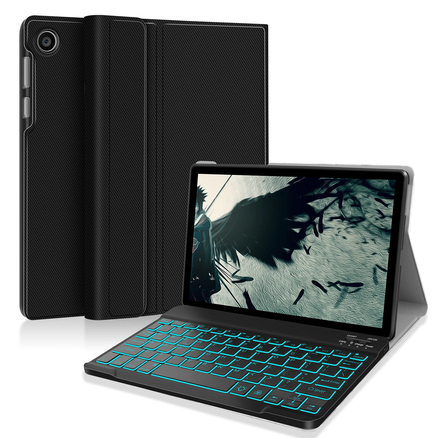 PU Leather Shockproof PC Cover With Wireless Keyboard For Lenovo M10 Tablet Case For Lenovo M10 Plus