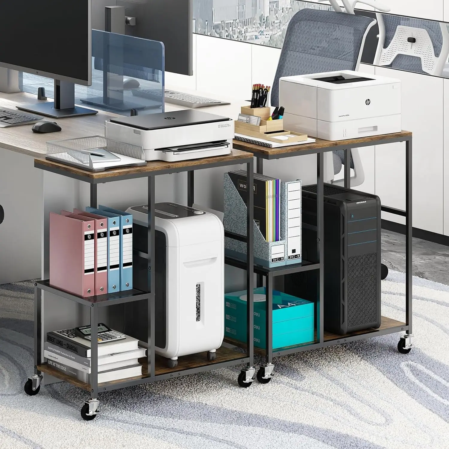 3-уровневая подставка для мобильных принтеров