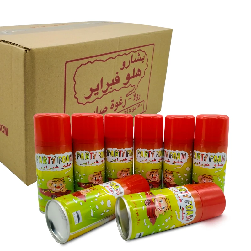 OEM ODM celebrate festival holiday party carnival snow foam spray carnaval