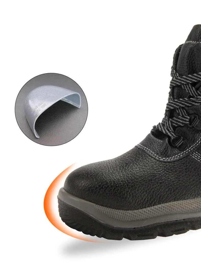 Goodyear Toe Cap Construction Shoes Work Safety Boots Composite Steel Custom Men Leather Unisex OEM Customized Anti American ISO