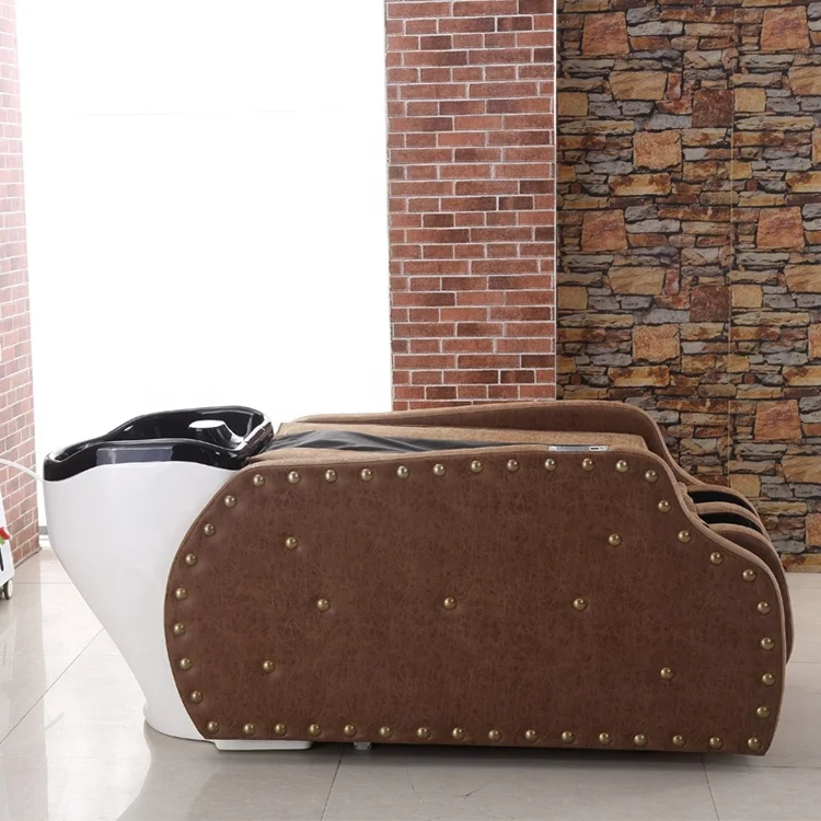 
Electric hair washing shampoo chair head washing body massage shampoo bed for barbershop use 