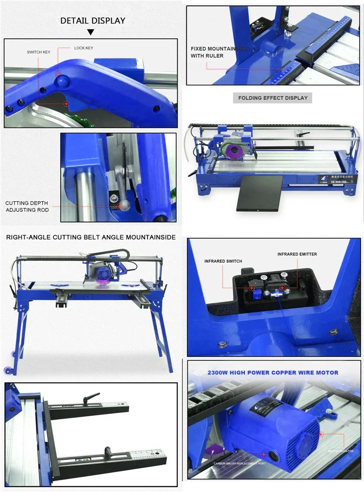 wet tile saw machine machinery for ceramic electric tile cutter professional 45 degree