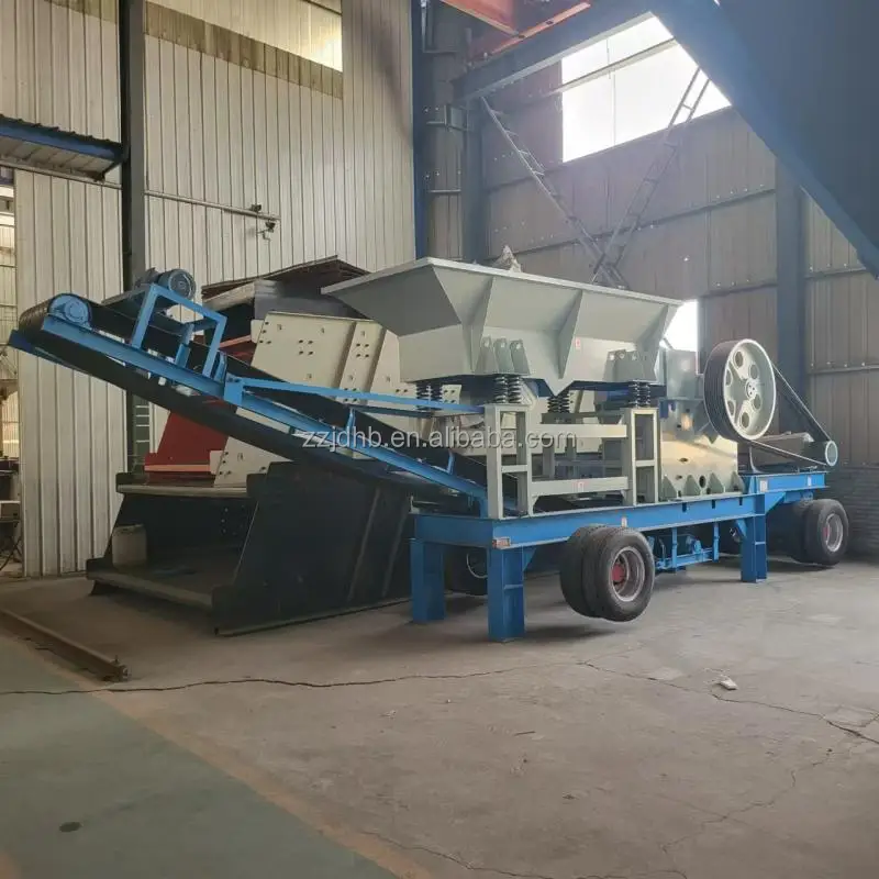 China Best Price Granite Limestone  Jaw Crusher Best-Selling Jaw Crusher With Conveyor And Feeder