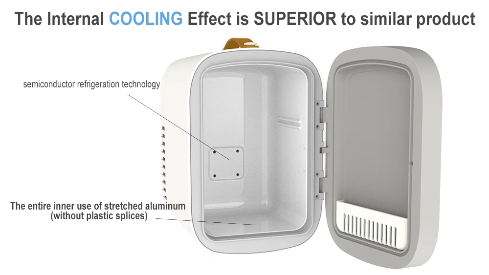 Portable Cosmetic Skincare Refrigerator Make up Beauty Fridge Refrigerator Mini Cooler Fridge