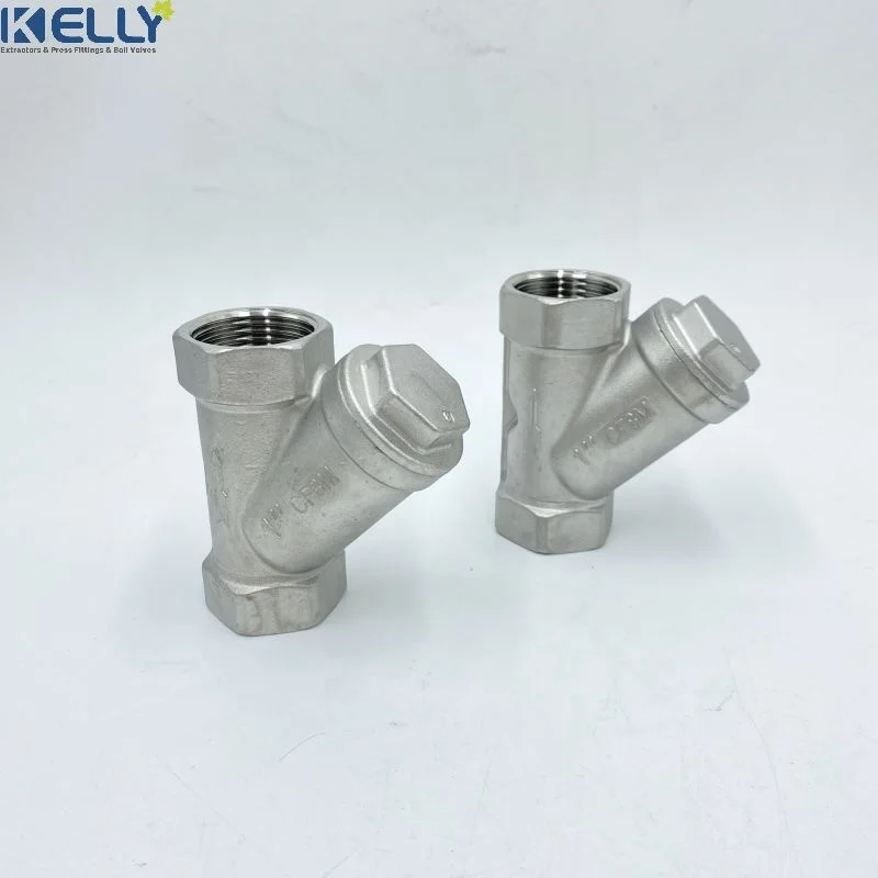 1inch CF8M Threaded fitting  Y type Strainer 304/316L Stainless Steel