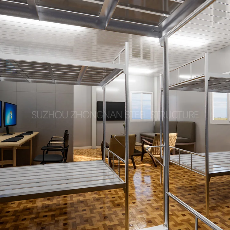 Luxury Prefabricated Metal Living Container Mountain House Homes Villa in South Africa
