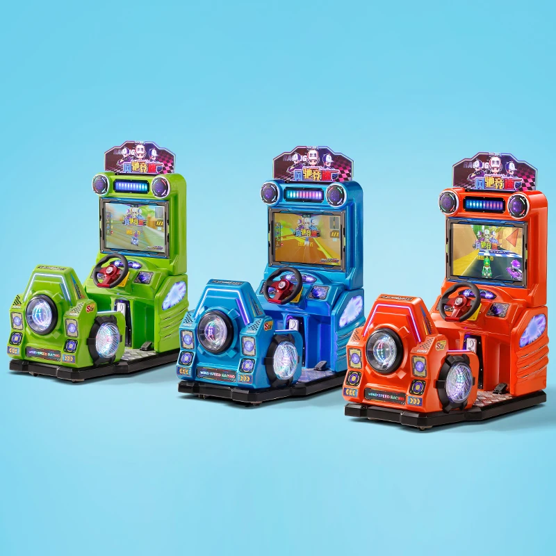 Coin Operated Race Car Arcade Machine Arcade Racing Car Wind Galloping Kart Simulator Machine