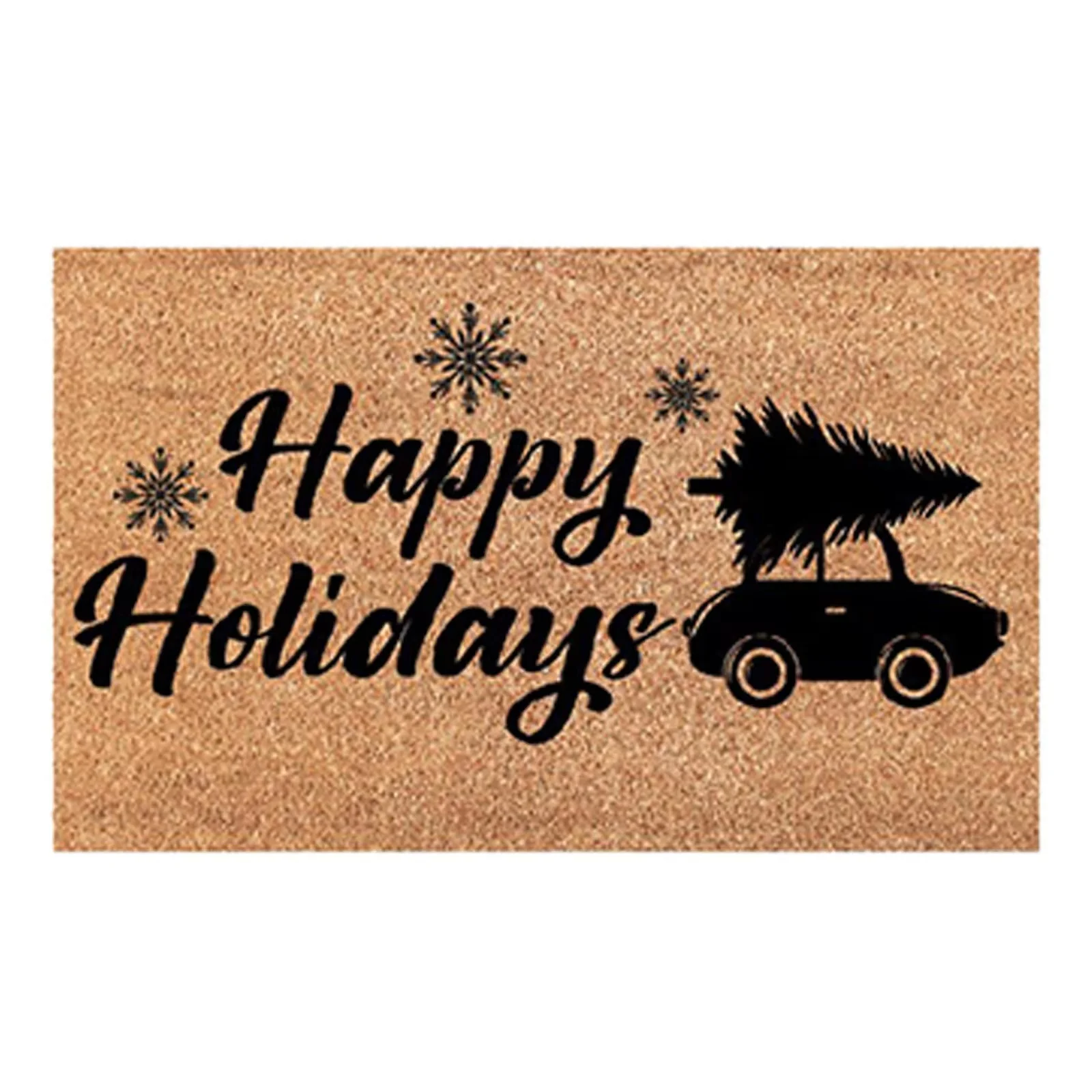 Natural Coconut Fiber Blank Bulk Plain Coco Coir Doormats Logo Floor Door Mat Colorful Custom Size Indoor Carpet