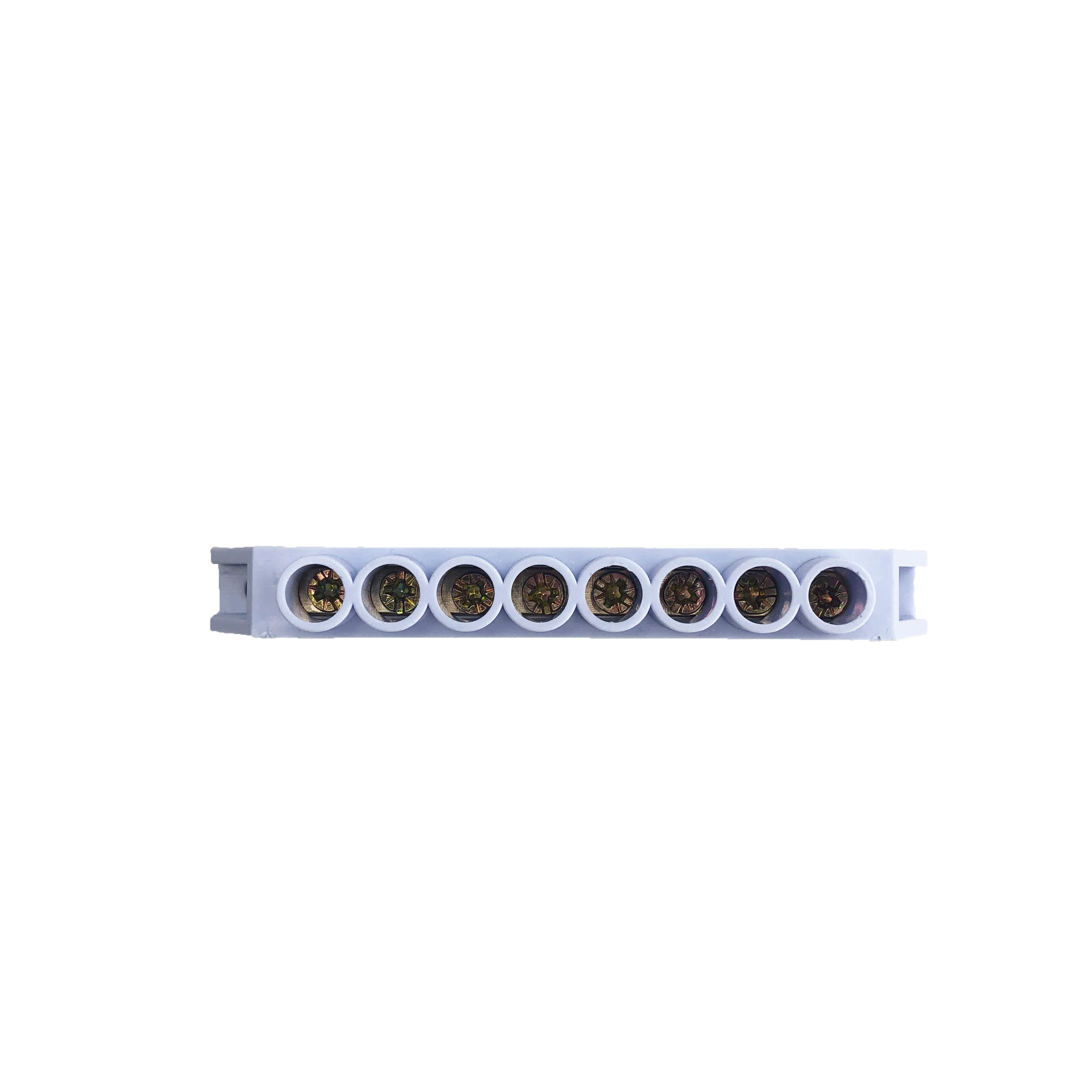 Factory Price Purple White All Plastic Copper Neutral Screw Bar Terminal Blocks For Junction Cabinets