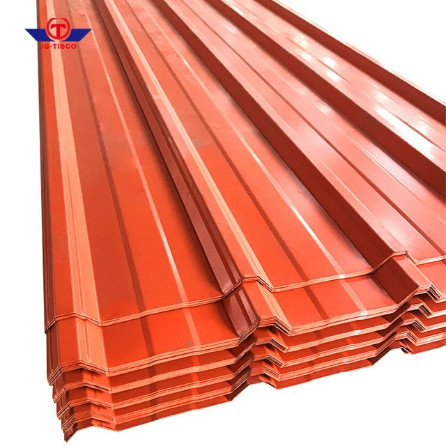 RAL Color Steel Sheets Roofs Price/0.55mm Corrugated Steel PPGI Roofing Sheet Color Coating Plate