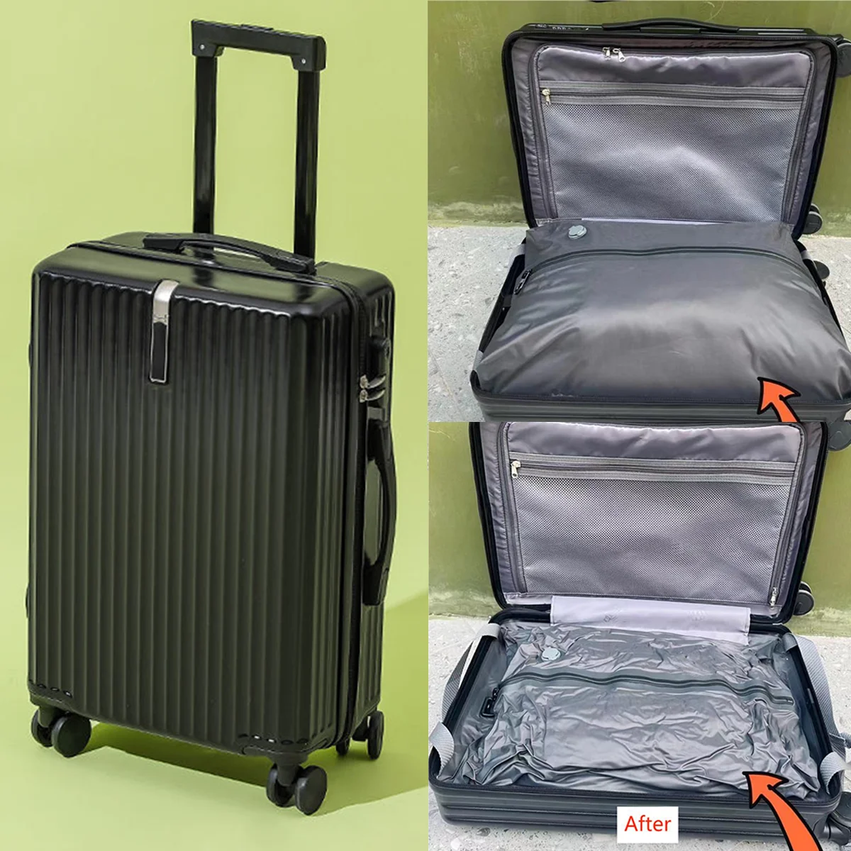 Pailox Hard Shell PC Luggage Custom boarding Suitcases Newest Factory price travel lightweight luggage bag set carry on suitcase