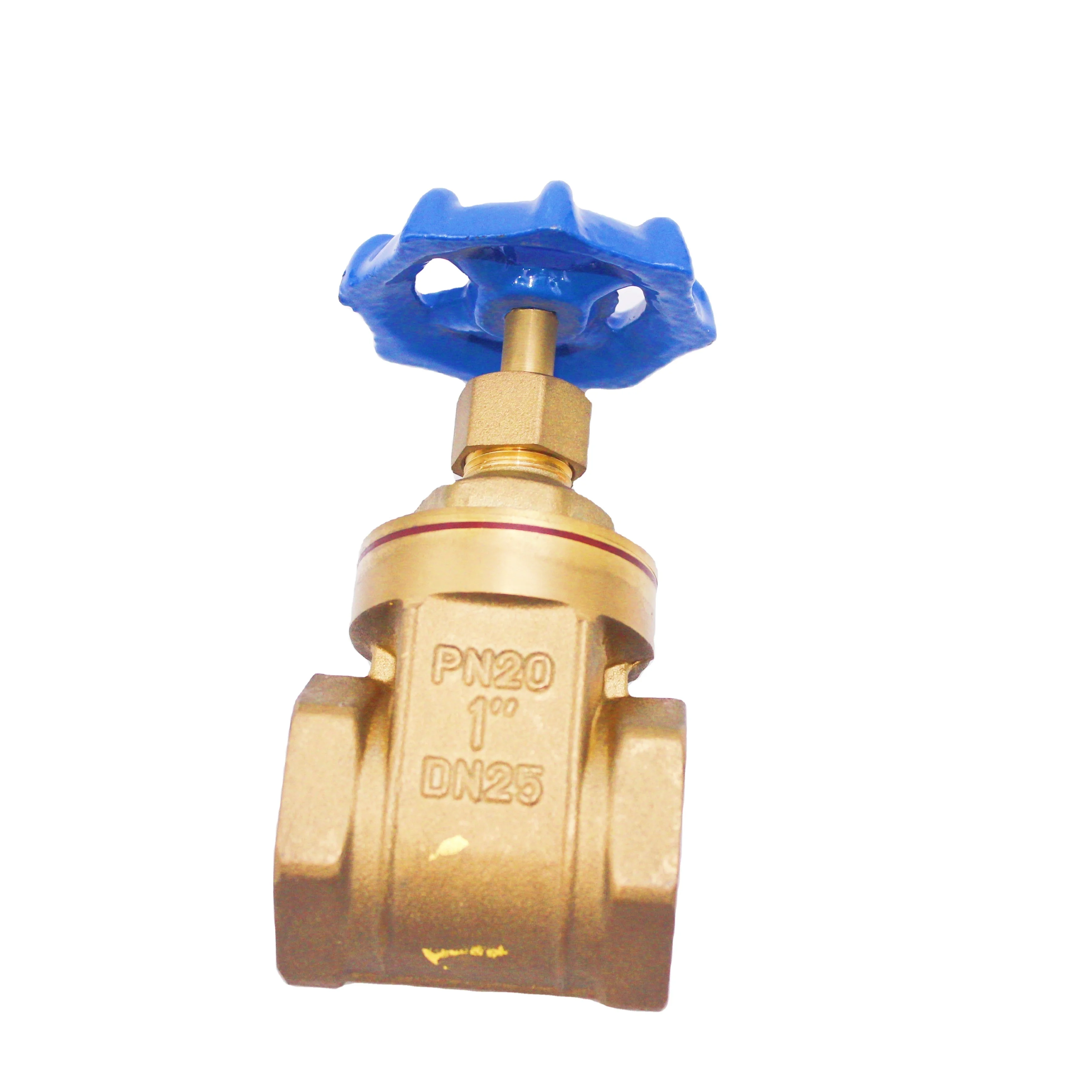 High Quality Brass Gate Valve Manual Power for Water & Oil Hot Selling! OEM Supported General Application for Gas Media!